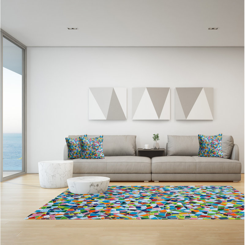 Garritt Geometric Area Rug, Rectangle 155 x 230cm