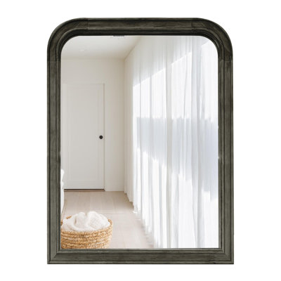Ancell Solid Wood Rectangle Mirror