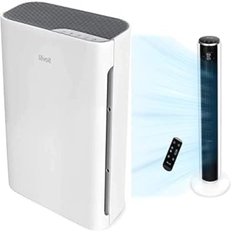 Purificateur d'air et ventilateur tour LEVOIT