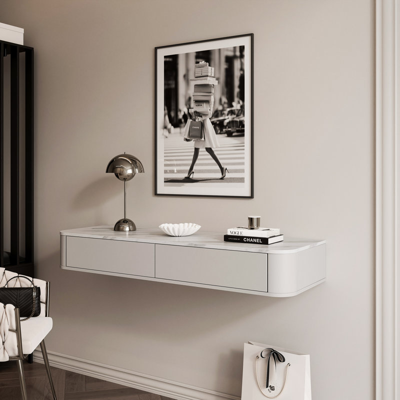 LUNA 140 cm W Console Table, Cashmere