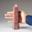 Véritable pointe de rhodonite impériale polie (2,1 lb)