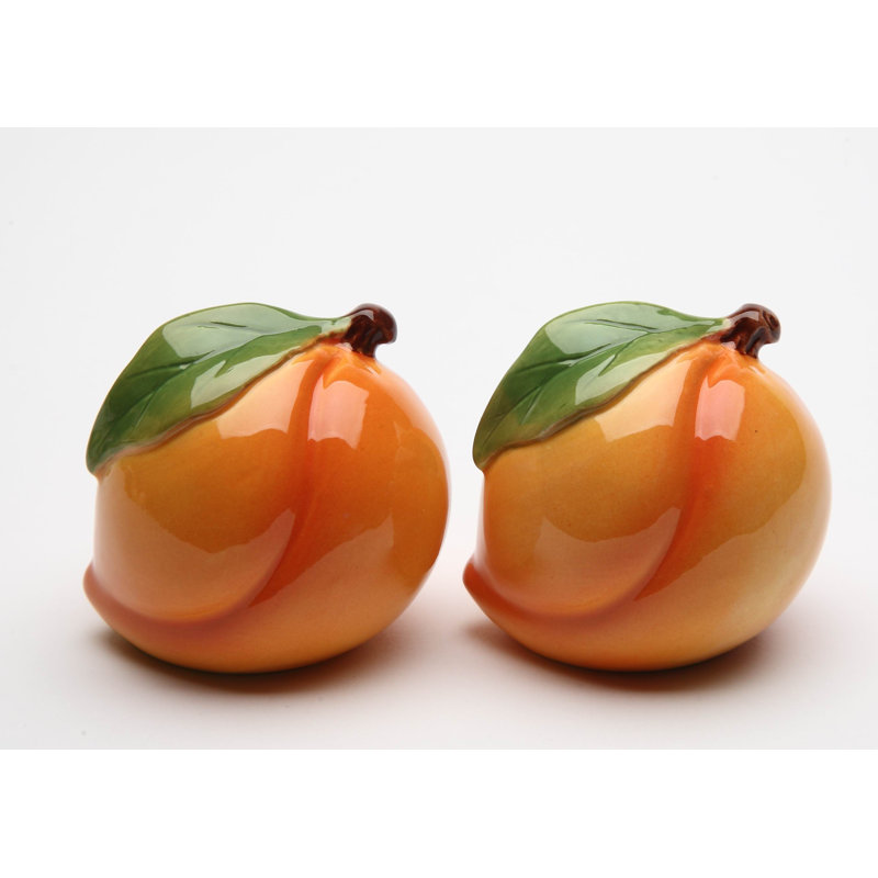Cosmos Gifts Peach Salt and Pepper Set