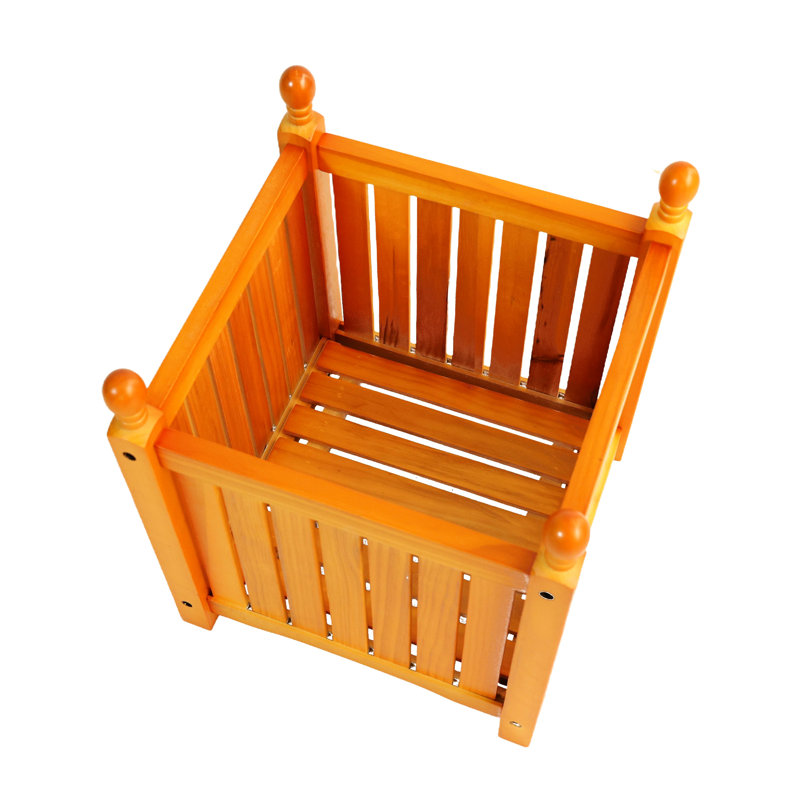 Wood Square Outdoor Planter, Great For Growing All Kinds Of Plants, Quick Setup Process Planter Use, Adds Elegance To Deck Or Porch, Holds Potted Collections