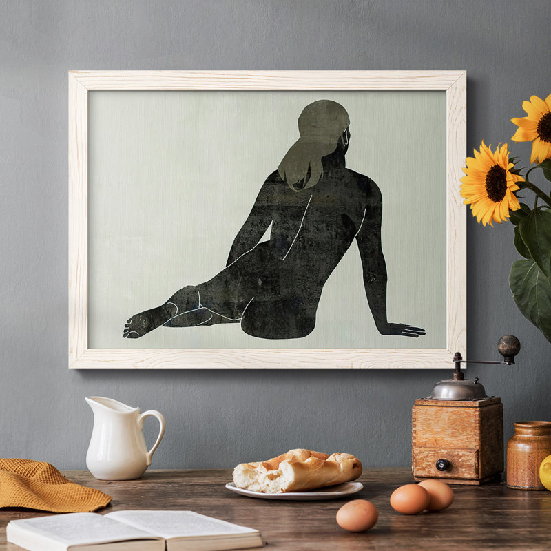Folded figure I-2778961, reproduction d'art sur toile, Blanc, H 22 po x l 32 po x P 1,5 po