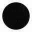 Table de salle à manger ronde en faux marbre avec base en panneau de fibres à densité moyenne (43 po, noir, sièges 4)-722031693