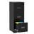 Black 3 - Drawer Vertical File Cabinet With Lock And Card Slot Secure A4/Legal/Letter Document Storage, Reliable Adjustable Hanging Rods Quiet Slides-1100194300