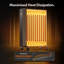 VonHaus 2500 Watt 8500 BTU Electric Radiator Space Heater with Adjustable Thermostat and with Digital Display