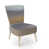 Abstract Gray Polyester Blend 4 selected
