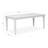 White Extendable Rectangular Dining Table-116588710