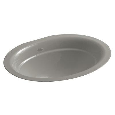 Serif Metal Oval Undermount Bathroom Sink