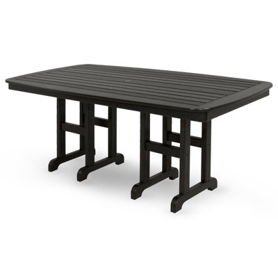 POLYWOOD Yacht Club 37" x 72" Dining Table by Trex Outdoor