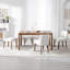 Chaise d'appoint en bois rembourrée Farmhouse Chairs-2102704876
