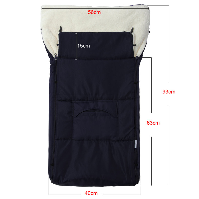 Bayviewpark Polyester Baby Sleeping Bag, Blue/White