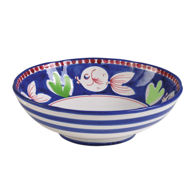 Campagna Pesce Terra Cotta Serving Bowl