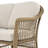 Kyla Wicker Patio Sofa with Cushions