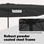 Garden Parasol with LED Strip Lights Polyester and Steel Sun Shade-1163912435