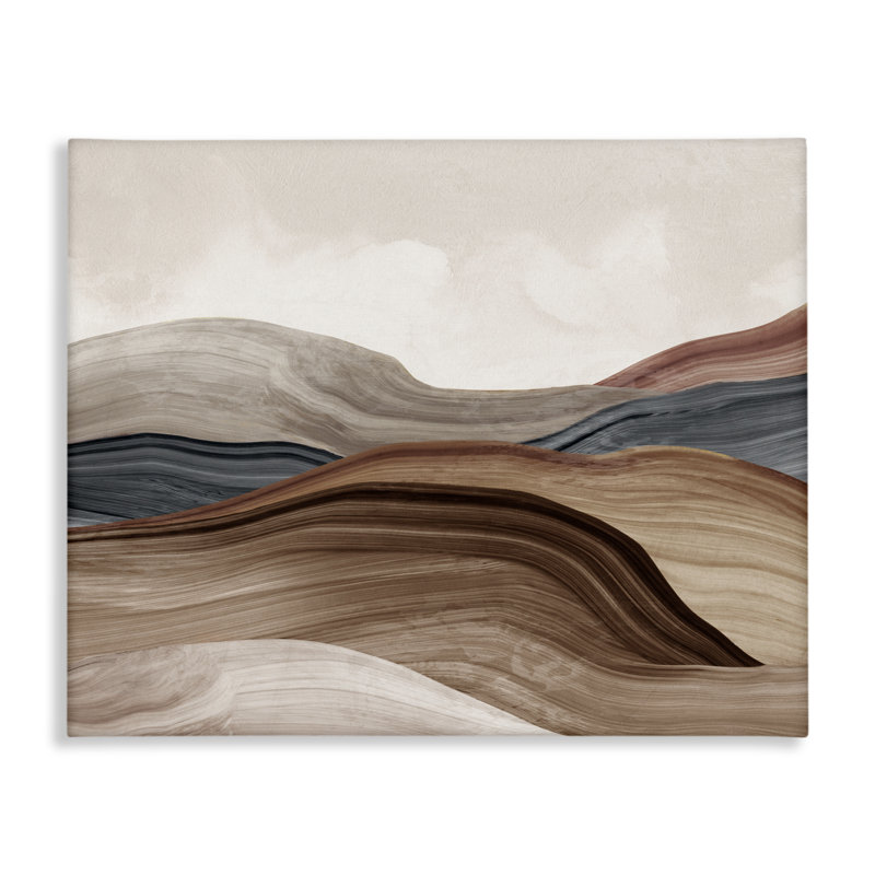 Toile silencieuse du Grand Canyon, design par Luna Mavis, H 16 po x l 20 po