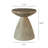 Outdoor End Table, Tree Stump Garden Stool