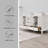 Cholena 60" Bathroom Vanity With Double Sinks-278383710-278383704