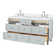 Ariel Monrow 67 Inch Double Oval Sink Bathroom Vanity With Pure White Quartz Countertop