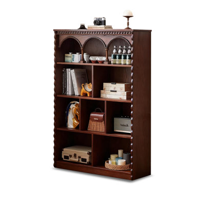Maroon Solid Wood Display Cases