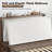 Farmhouse Queen Murphy Bed With Charging Station & Fold Mattress Included, Rustic Gray-882833506-882833505