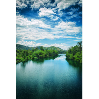 The Periyar River In Kerala by Powerofforever - Wrapped Canvas Print