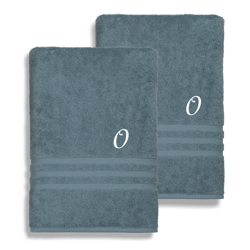 Serviette de bain en coton Denzi 1, J, Bleu Denzi