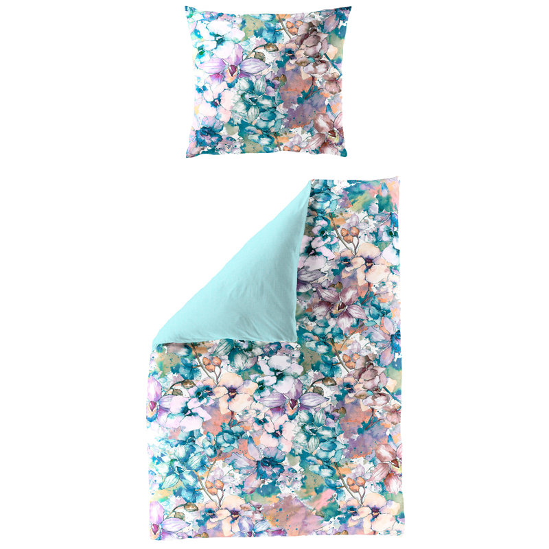 Floral Duvet Cover Set with Pillowcases Included