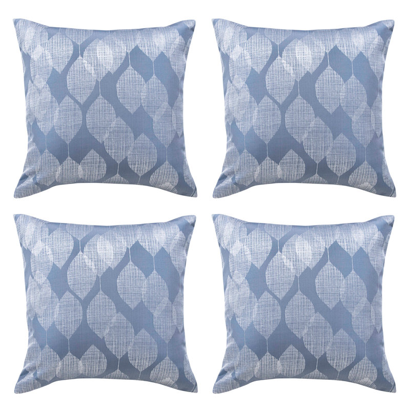 Ingram Floral Square Cushion, Blue
