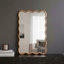 Miroir décoratif rectangulaire en bois massif de 20 po x 30 po couleur bois naturel naturel pour chambre à coucher, salle de bain, salon et entrée-130142746
