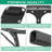 Portable Folding Lounge Chair Cots Bed Adjustable 5-Position Reclining Folding Chaise with Mattress-61774555