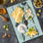 Ambesonne Fish Cutting Board Large Aquatic Animal Composition Multicolor