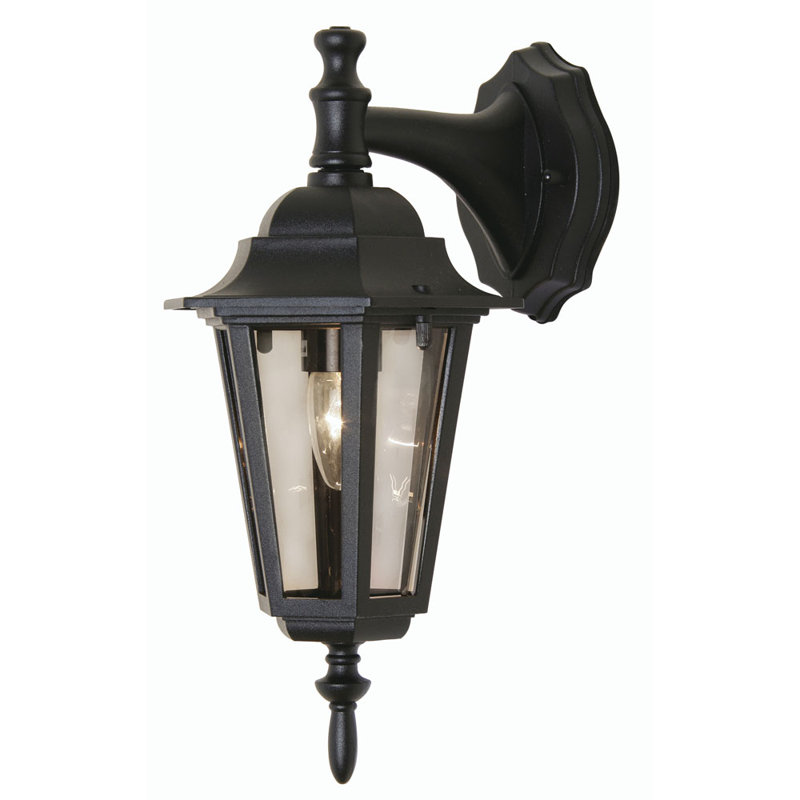 Pavillion Black Outdoor Wall Lantern
