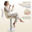 Height Adjustable Modern Faux Leather Swivel Bar Stools-661556826