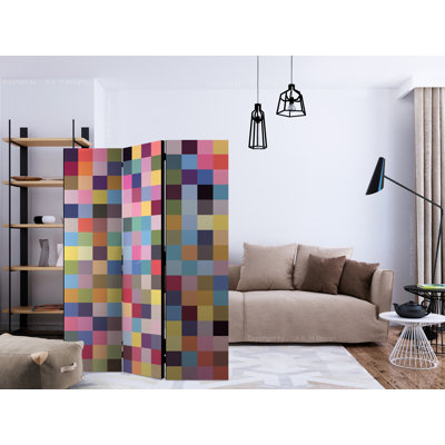 135cm W x 172cm H 3 - Panel Wood Folding Room Divider