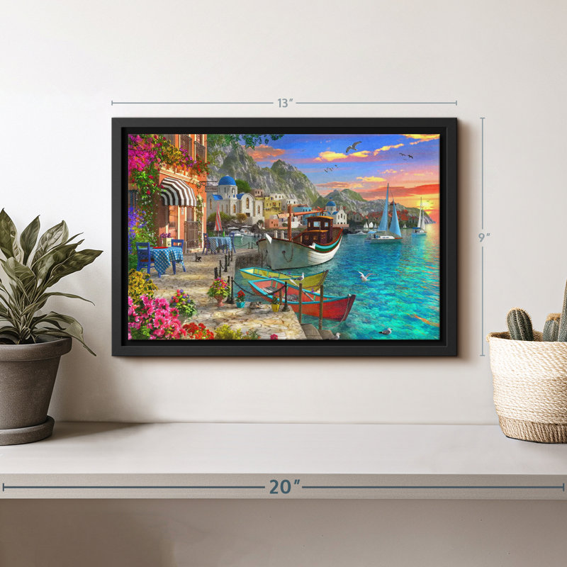 Impression sur toile Grandios Grèce, H 13 po x l 9 po