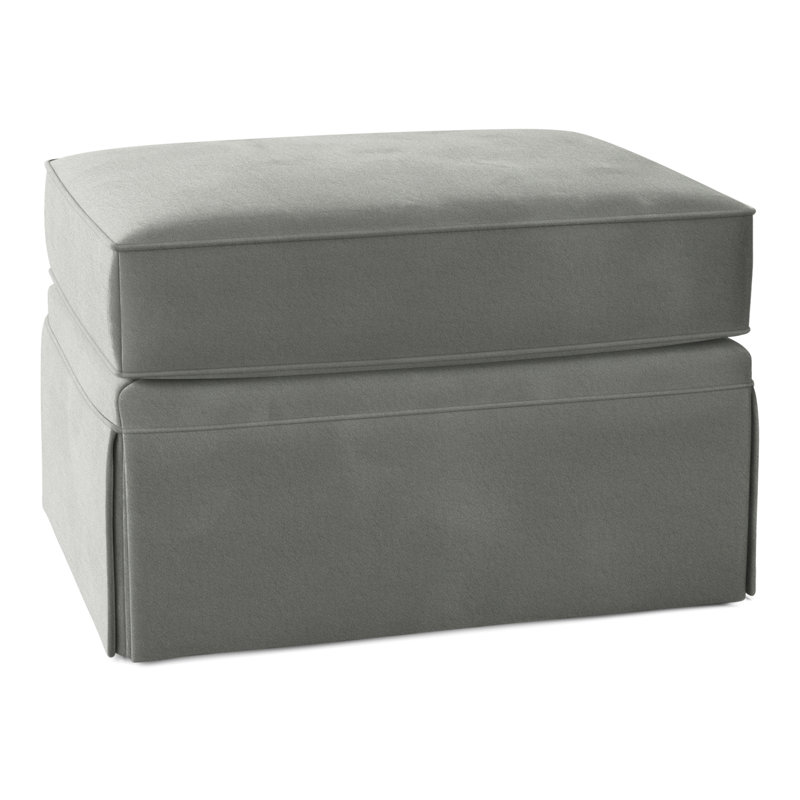 Repose-pieds Savannah, 9953 100% polyester étain