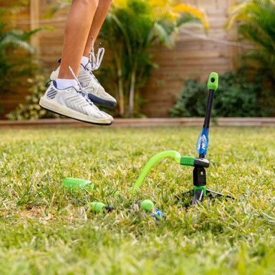 NERF Kids Toy Rocket Launcher - Rip Rocket Jump Rockets + Launcher - Boys + Girls Toy Stomp Launcher + Missiles Set