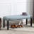 Aldrik 44.3" W Linen Upholstered Bench with Nailhead Trim-1759849204