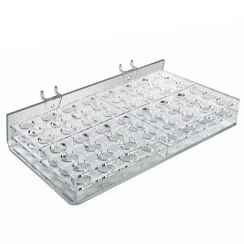 Plateau de 48 compartiments - fente ronde de 0,9375 po de diamètre, paquet de 2