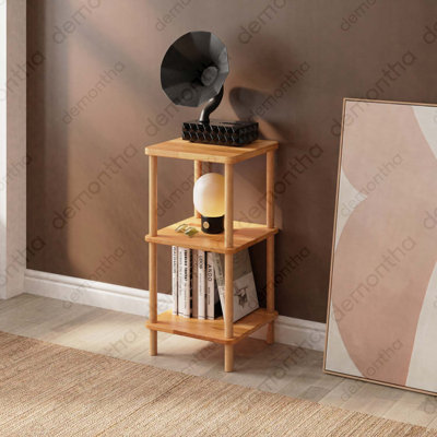 Petite bibliothèque carrée en bois Soho