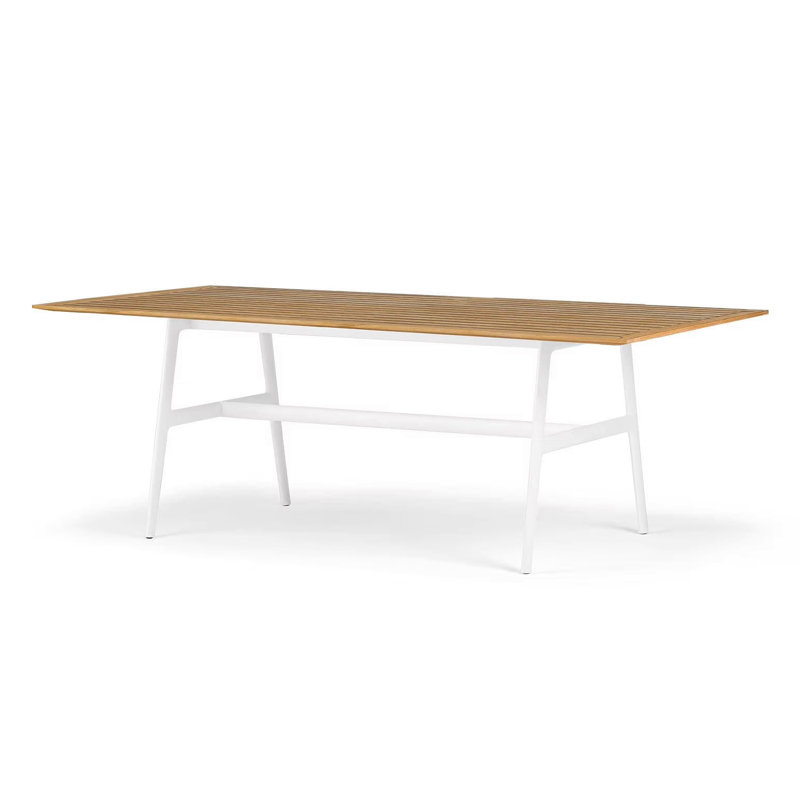 Seax Outdoor Teak Dining Table, Teak, Lipari