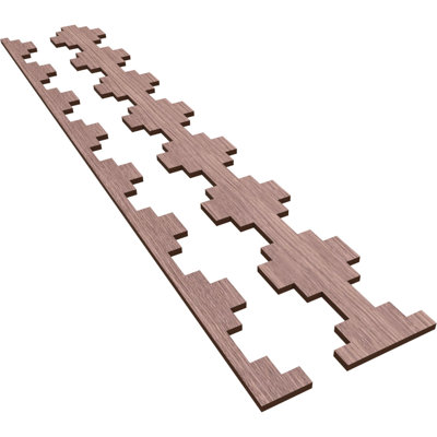 Gypsum Adjustable Wood Decorative Slat Wall Panel Kit