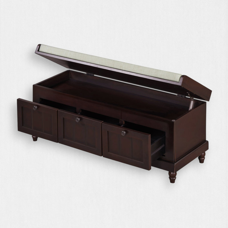 Banc de rangement Humdan, Espresso