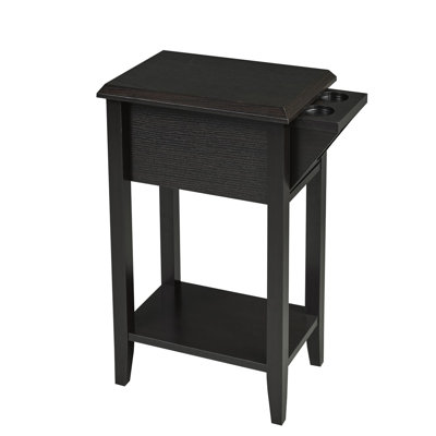 Table d'appoint Demaurion, cerisier foncé