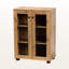 Armoire de rangement 2 portes Bloom au fini brun chêne, H 32,77 po x l 23,27 po x P 12,21 po