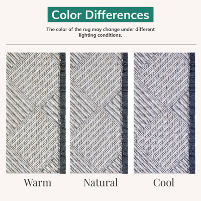 Tapis moderne à carreaux antidérapant lavable