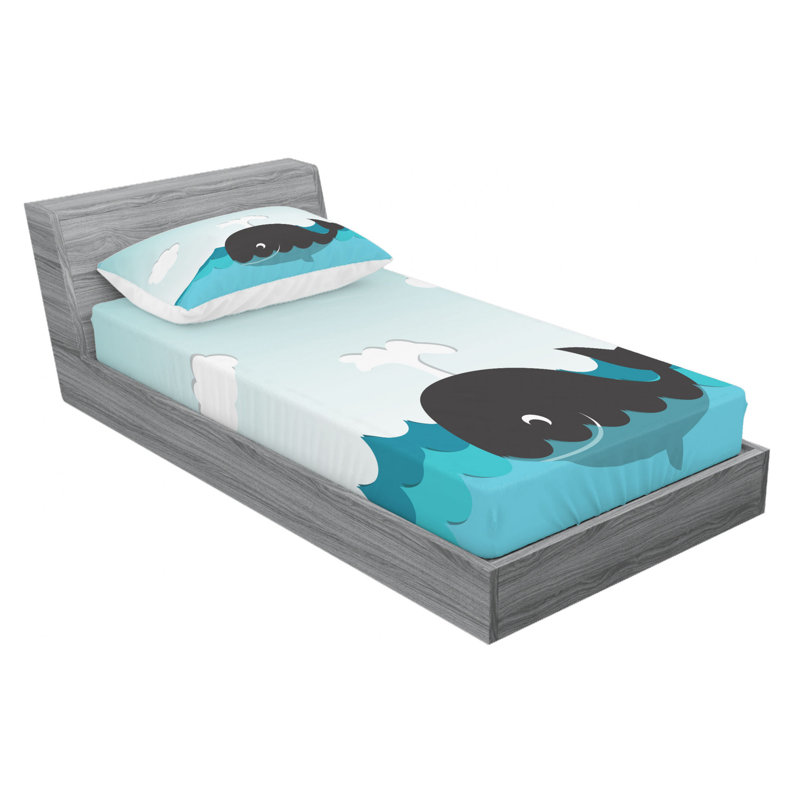 Microfiber Sheet Set, Twin XL Sheet Set with 1 Pillowcase