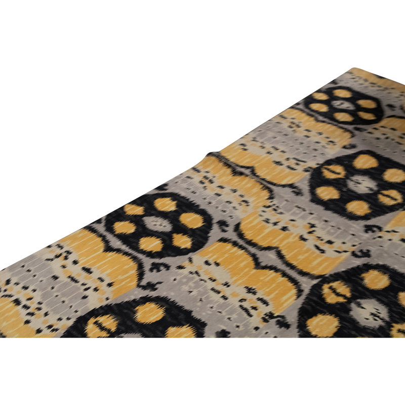 Flatweave Wool Ikat Area Rug in Multi